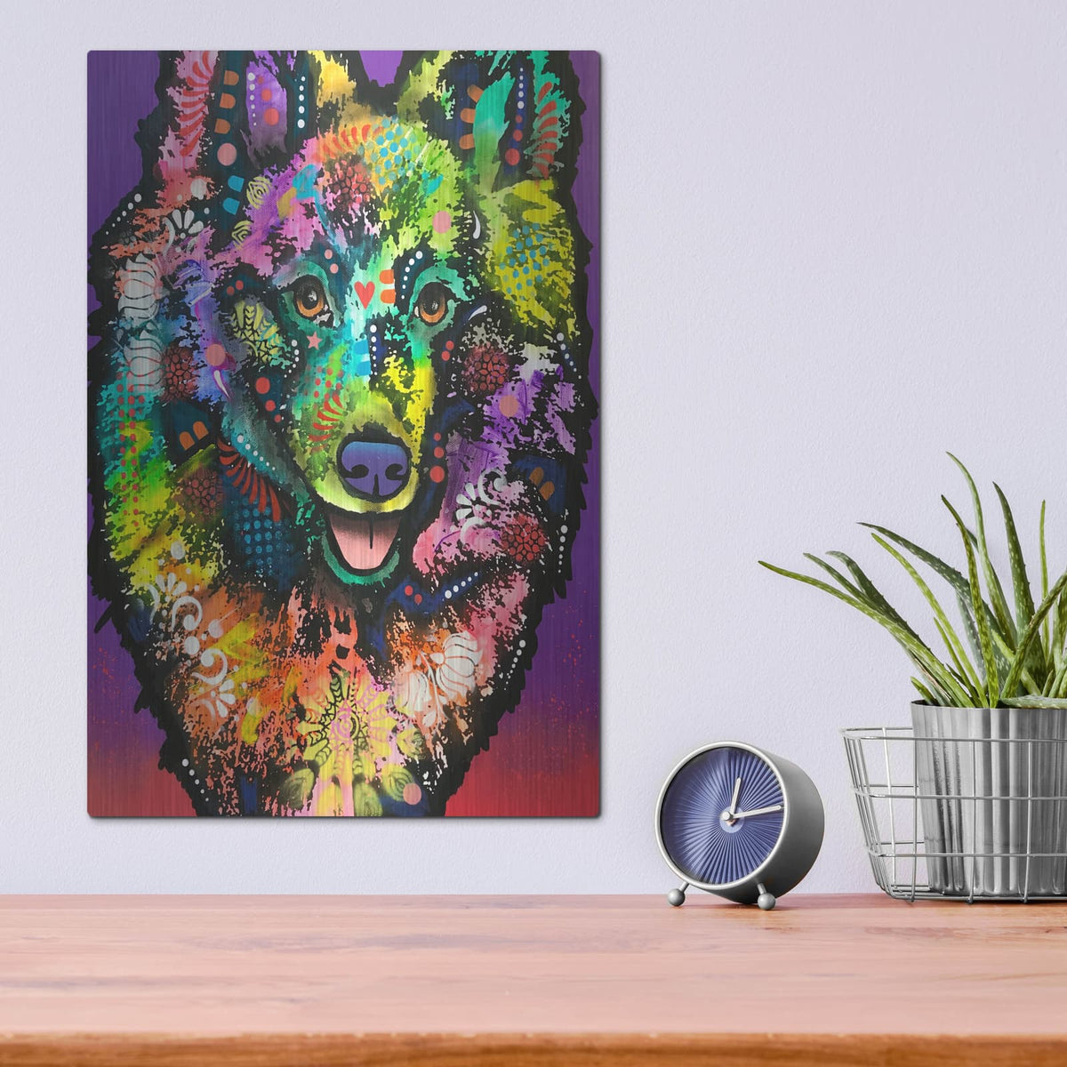 'Good Boy Smile' by Dean Russo – Metal Wall Art, 12x16 room view