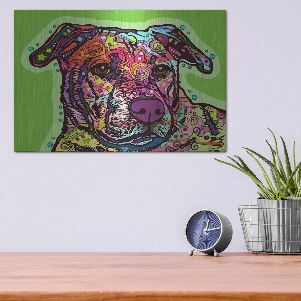 'Look Of Love' by Dean Russo – Metal Wall Art, 16x12 room view