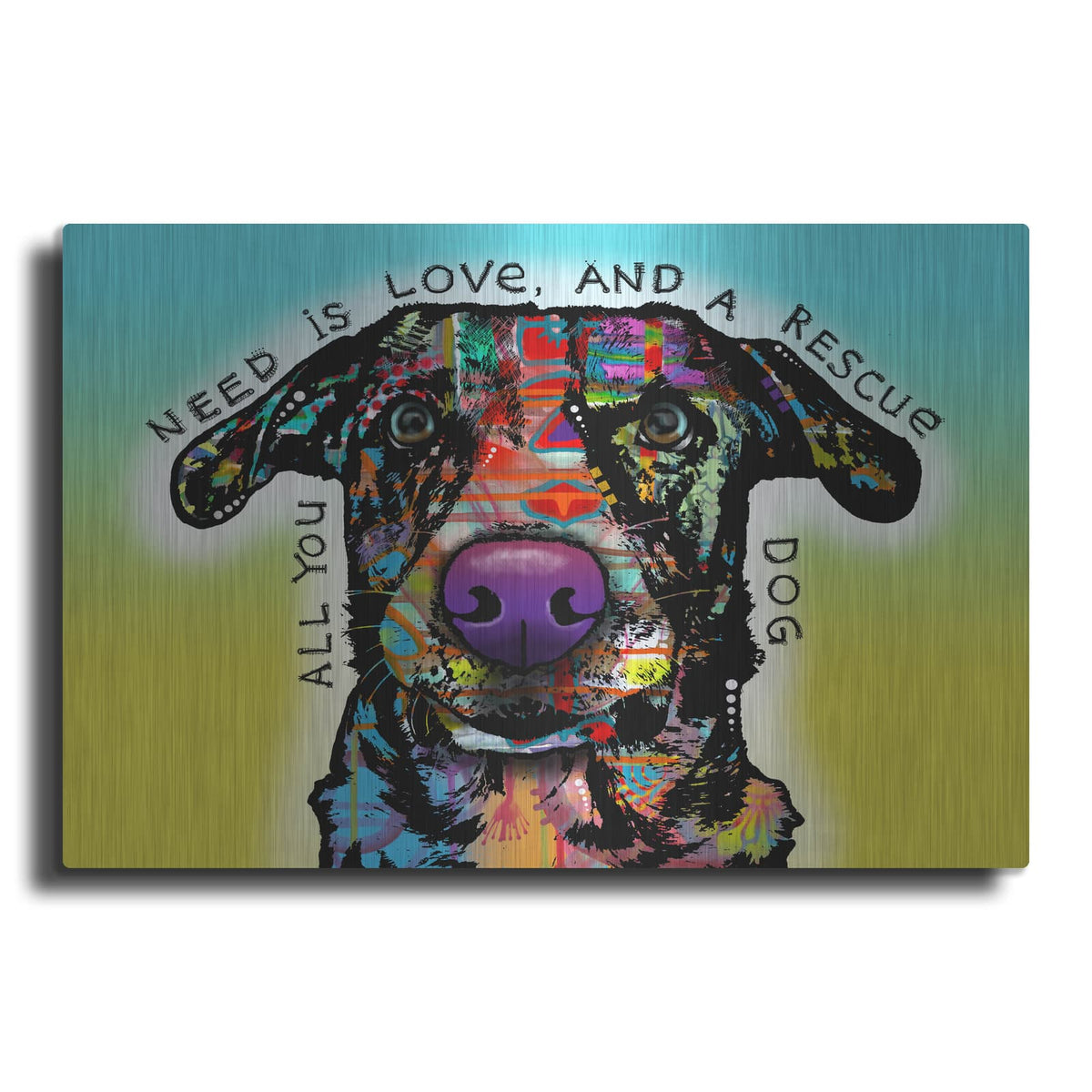 'Love and Rescue' by Dean Russo – Metal Wall Art