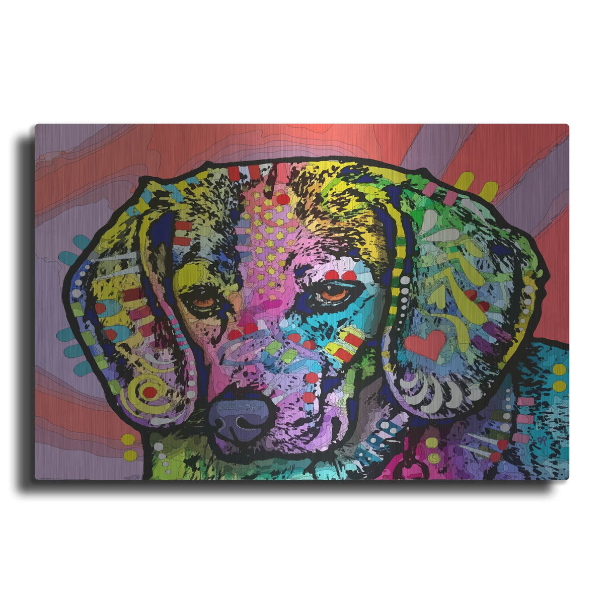 'Magic Beagle' by Dean Russo – Metal Wall Art