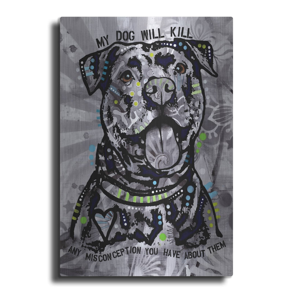 'My Dog' by Dean Russo – Metal Wall Art