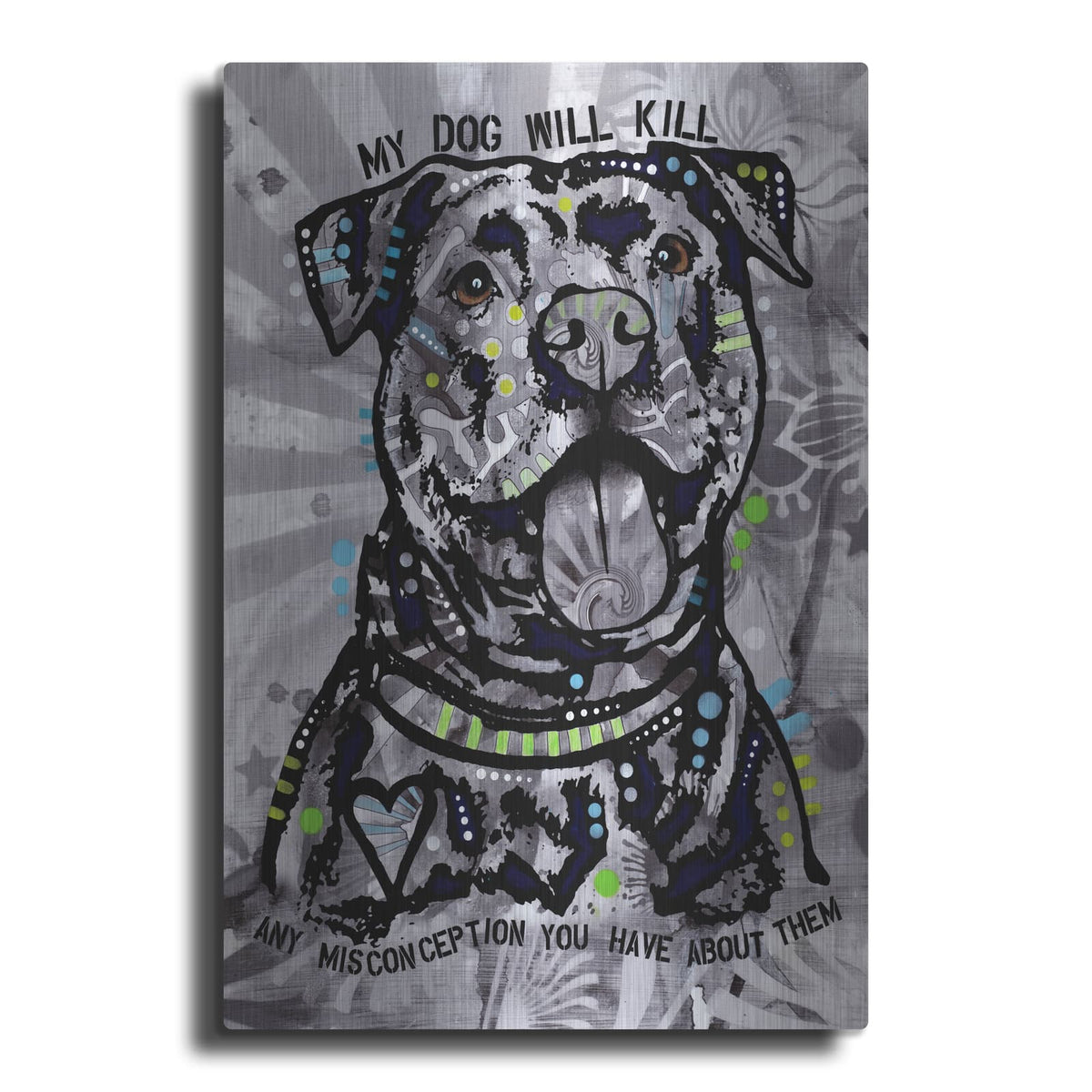 'My Dog' by Dean Russo – Metal Wall Art