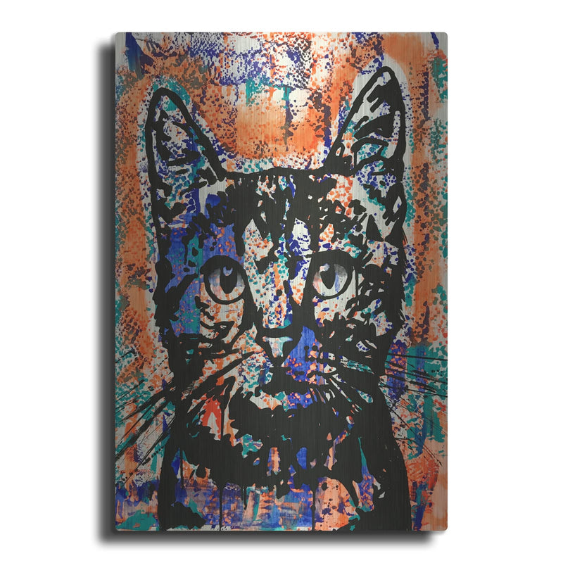 'Nine Lives Cat' by Dean Russo – Metal Wall Art