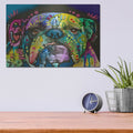 'Straight On Bull' by Dean Russo – Metal Wall Art, 16x12 room view