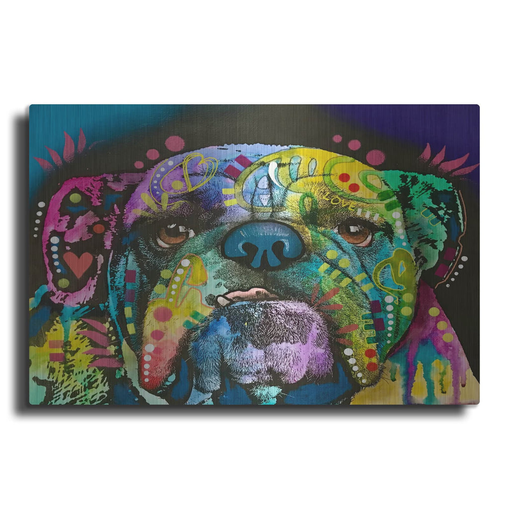 'Straight On Bull' by Dean Russo – Metal Wall Art