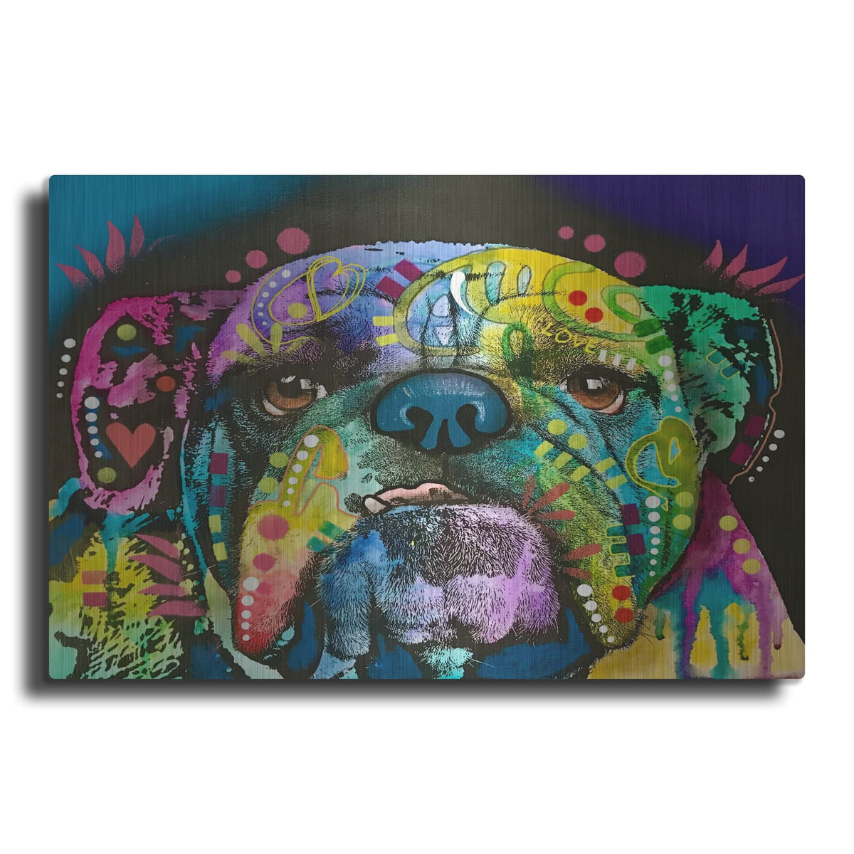 'Straight On Bull' by Dean Russo – Metal Wall Art