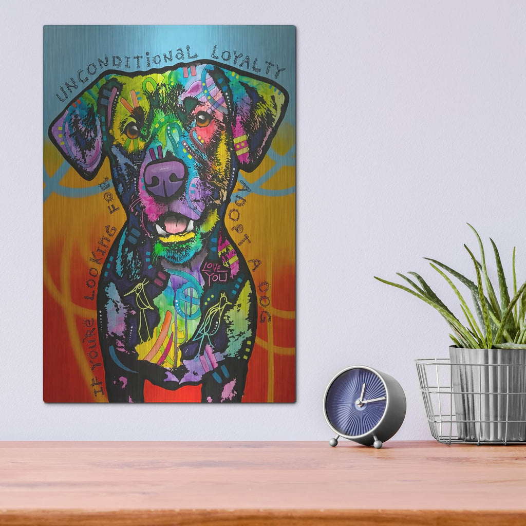 'Unconditional Loyalty' by Dean Russo – Metal Wall Art, 12x16 room view