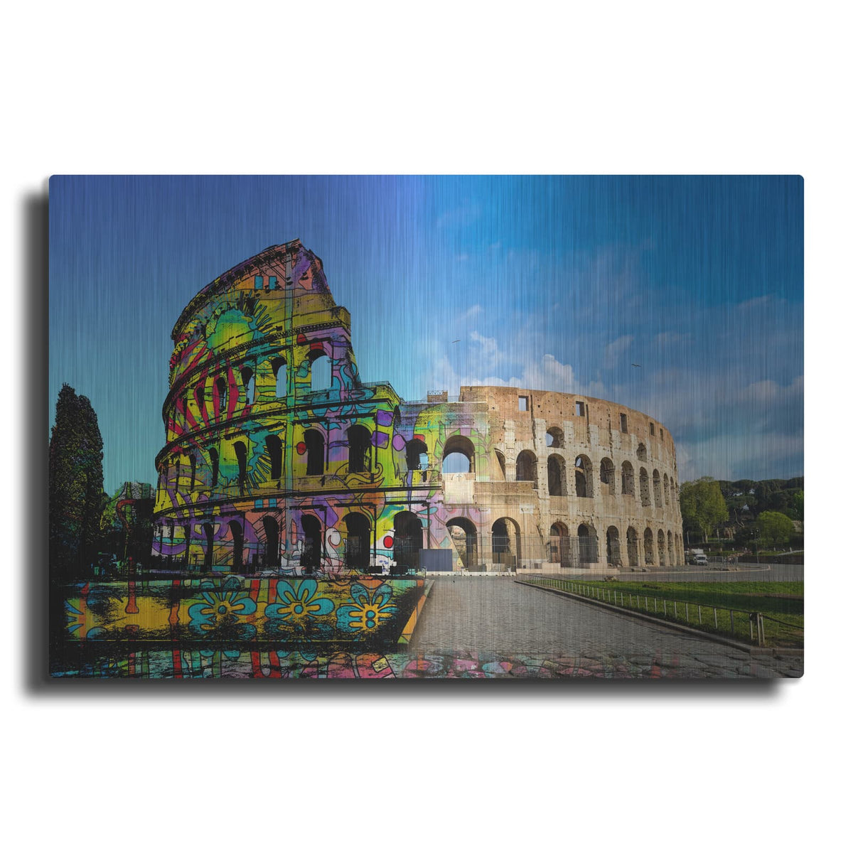 'Colosseum Exposed' by Dean Russo – Metal Wall Art