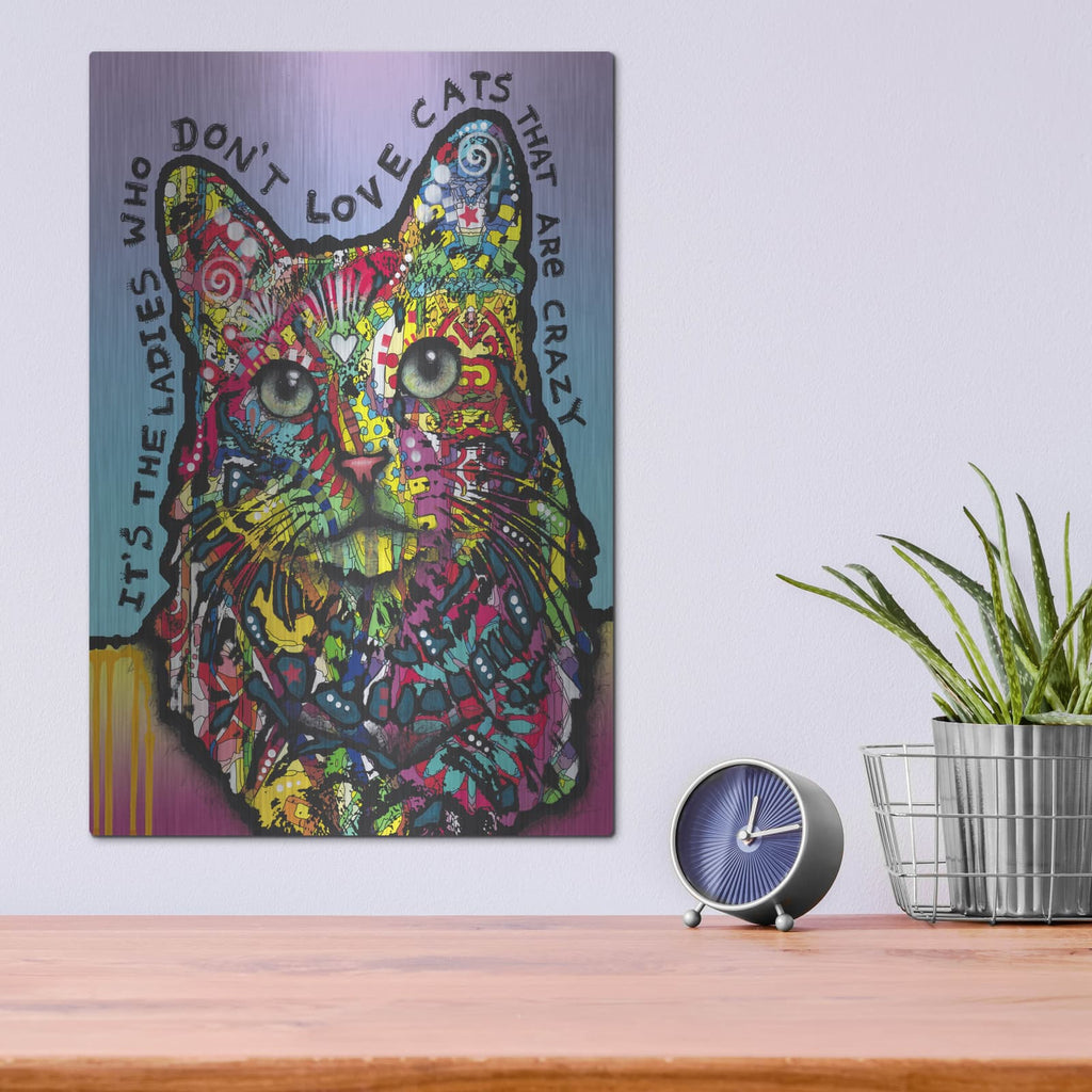 'Crazylady' by Dean Russo – Metal Wall Art, 12x16 room view