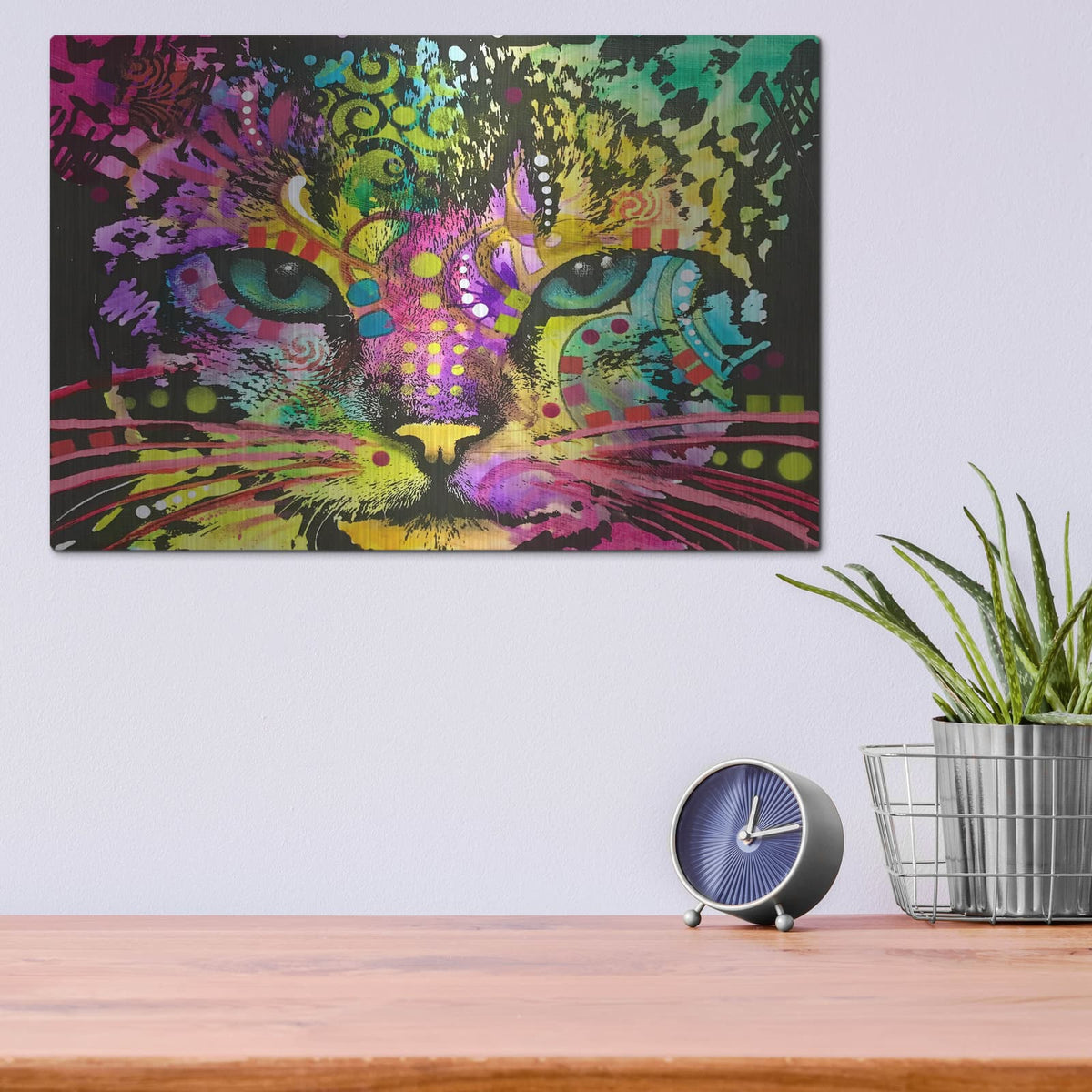 'Don't Look Away' by Dean Russo – Metal Wall Art, 16x12 room view