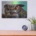 'Exposed Owl' by Dean Russo – Metal Wall Art, 16x12 room view