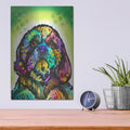 'Kinda Shih Tzu' by Dean Russo – Metal Wall Art, 12x16 room view
