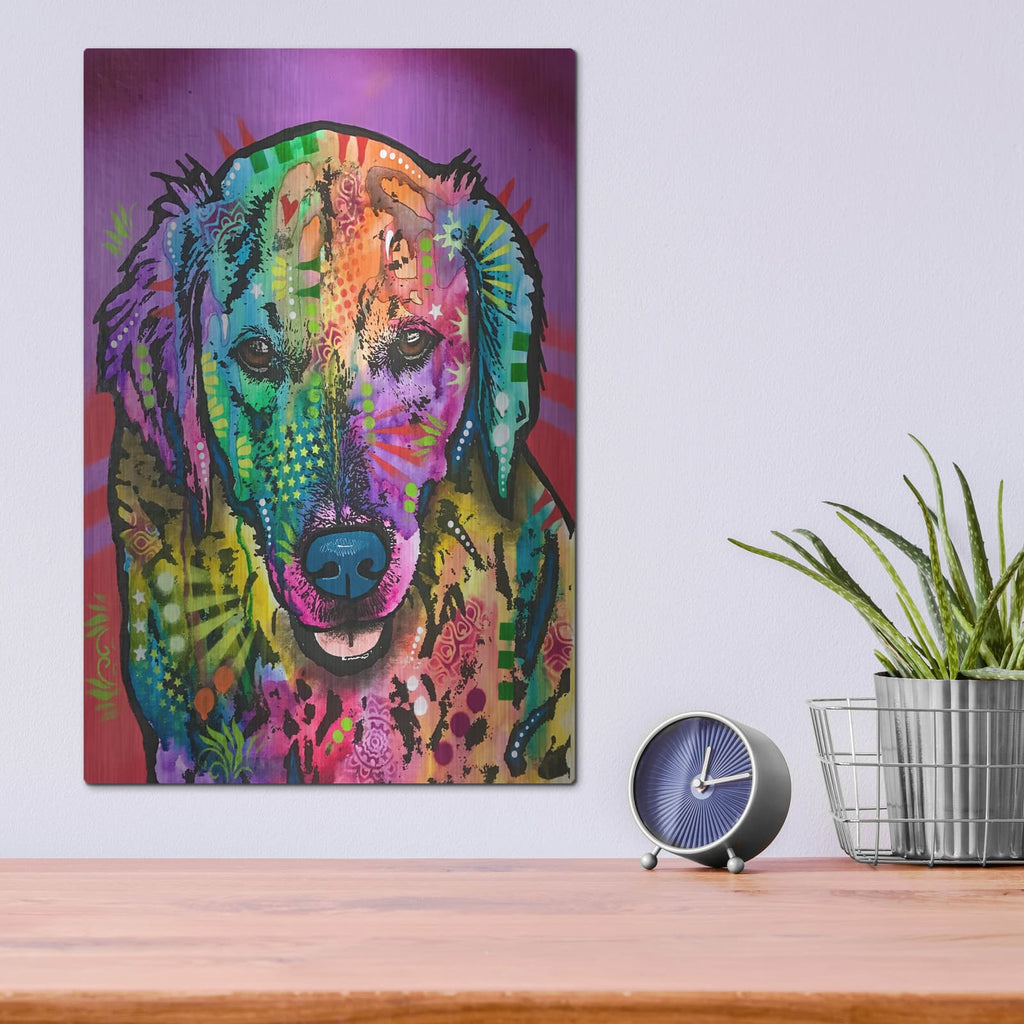 'Luvin Retriever' by Dean Russo – Metal Wall Art, 12x16 room view