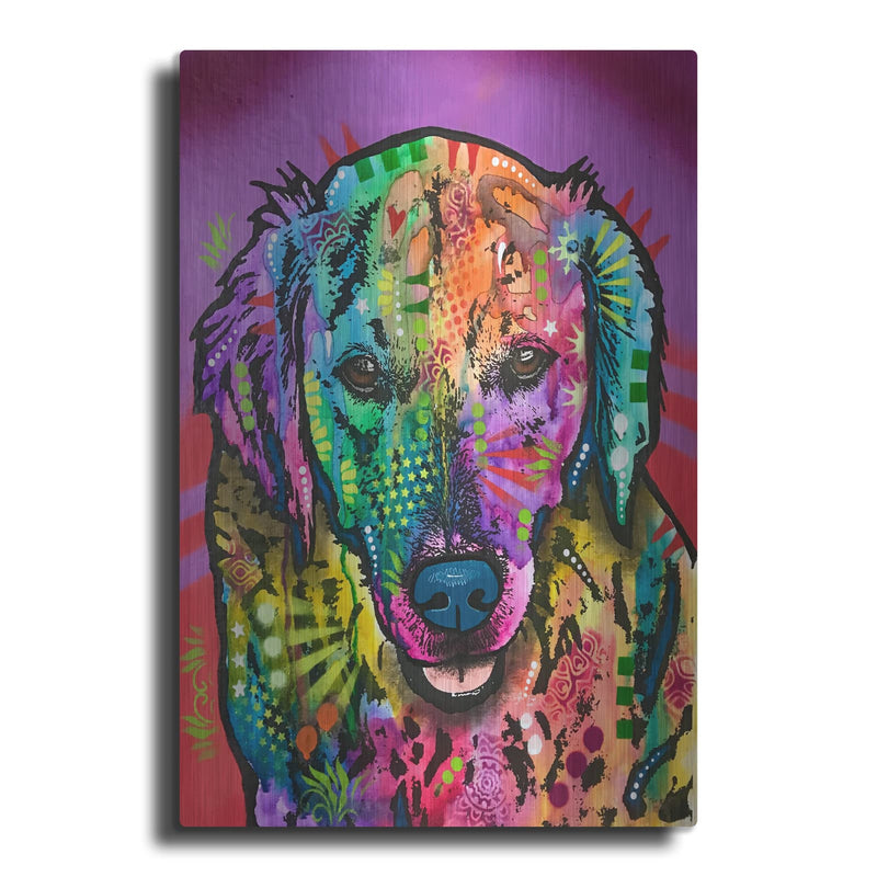 'Luvin Retriever' by Dean Russo – Metal Wall Art