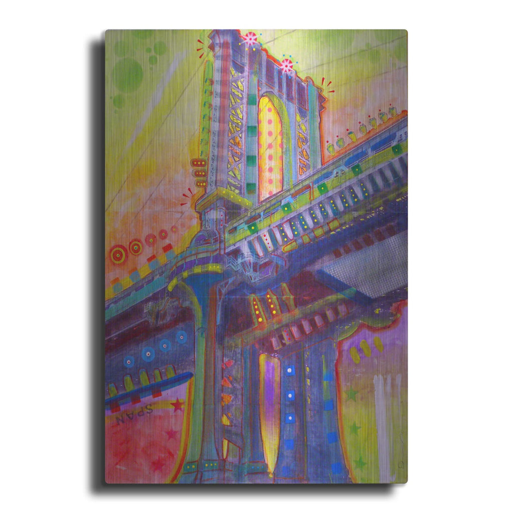 'Manhattan Bridge' by Dean Russo – Metal Wall Art