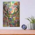 'Patch Buck' by Dean Russo – Metal Wall Art, 12x16 room view