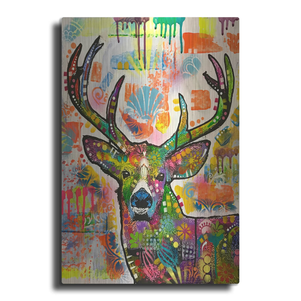 'Patch Buck' by Dean Russo – Metal Wall Art