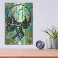 'Screaming Skull 2' by Dean Russo – Metal Wall Art, 12x16 room view