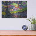 'Starry Night 2' by Dean Russo – Metal Wall Art, 16x12 room view