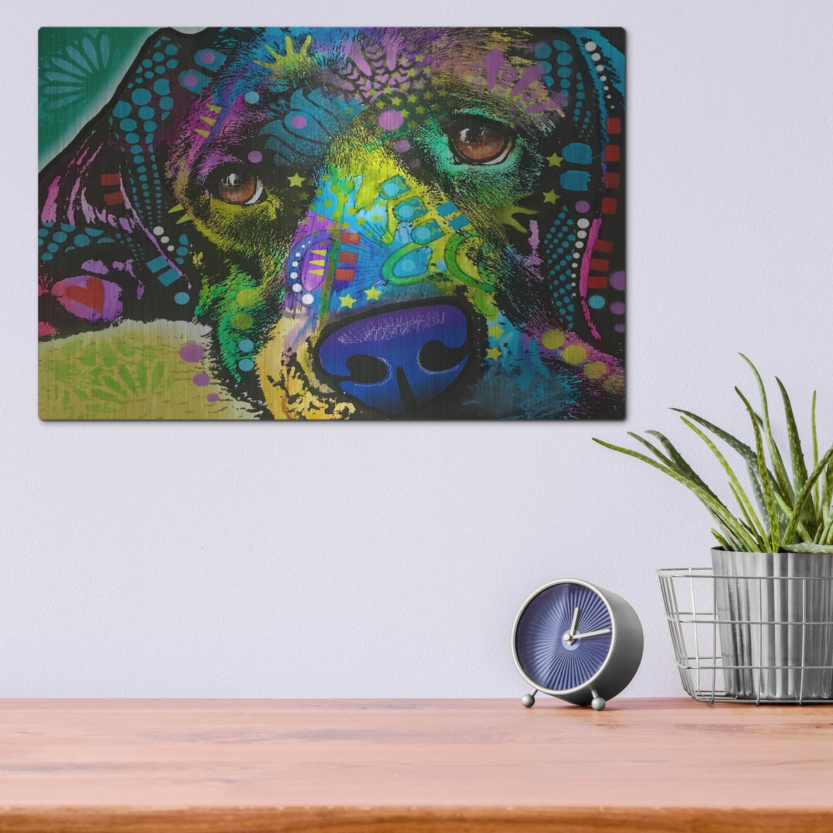 'That Happy Place' by Dean Russo – Metal Wall Art, 16x12 room view