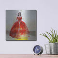 'Masquerade' by Oscar Alvarez Pardo – Metal Wall Art, 12x12 room view