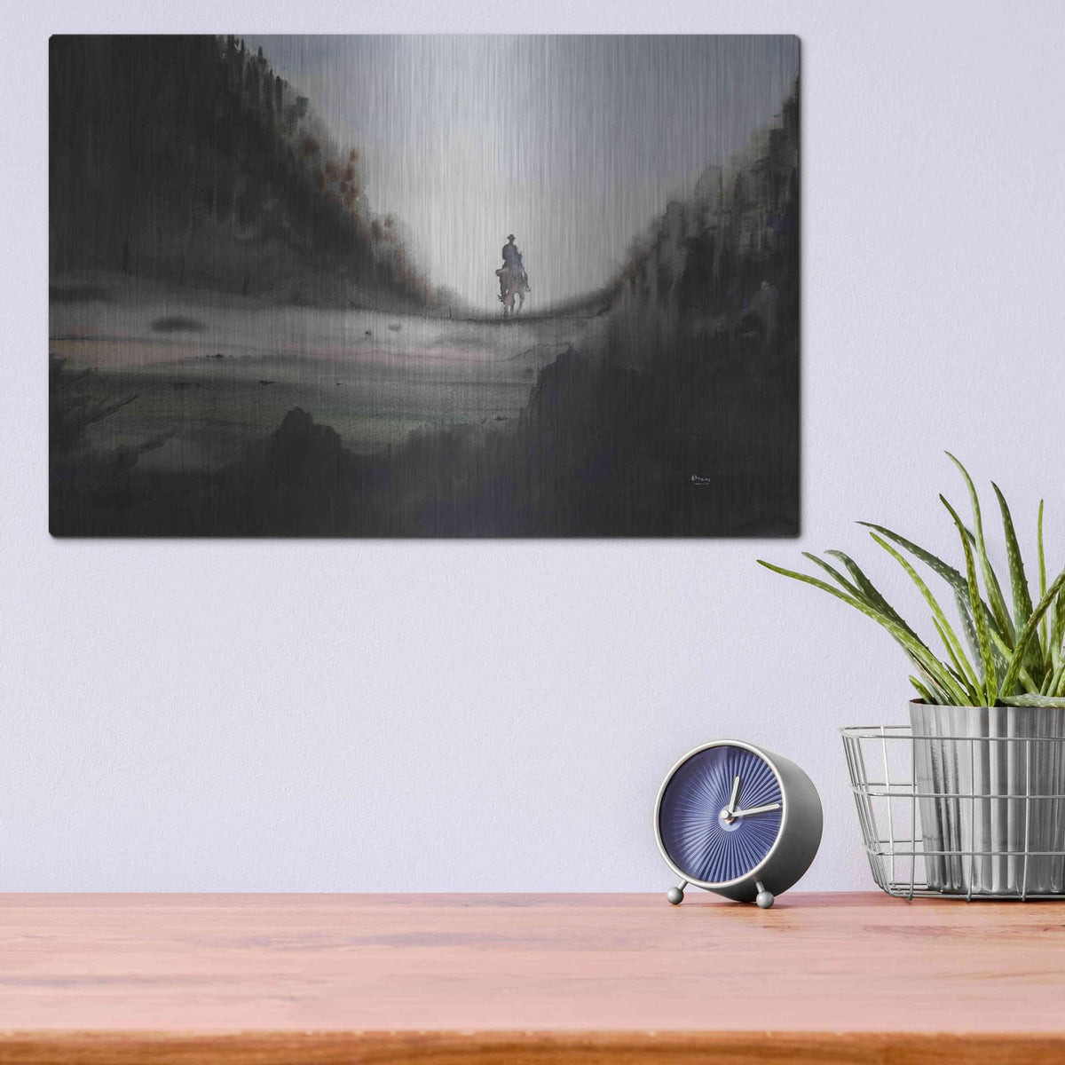 'Desolation' by Oscar Alvarez Pardo – Metal Wall Art, 16x12 room view