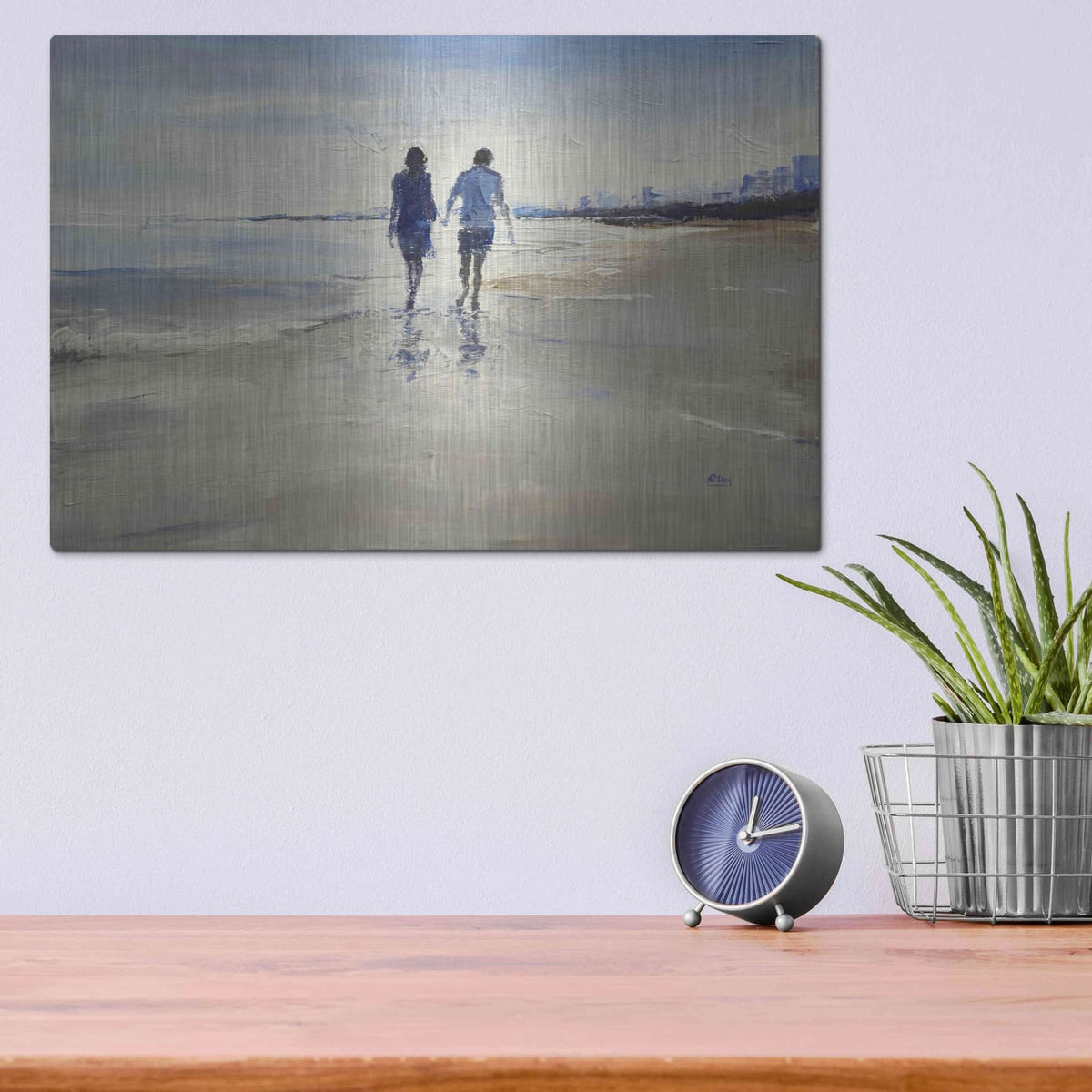 'Leisure' by Oscar Alvarez Pardo – Metal Wall Art, 16x12 room view