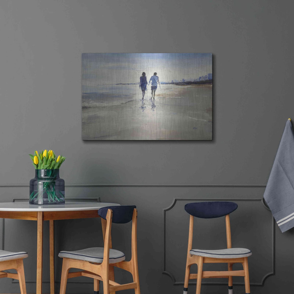 'Leisure' by Oscar Alvarez Pardo – Metal Wall Art, 36x24 room view