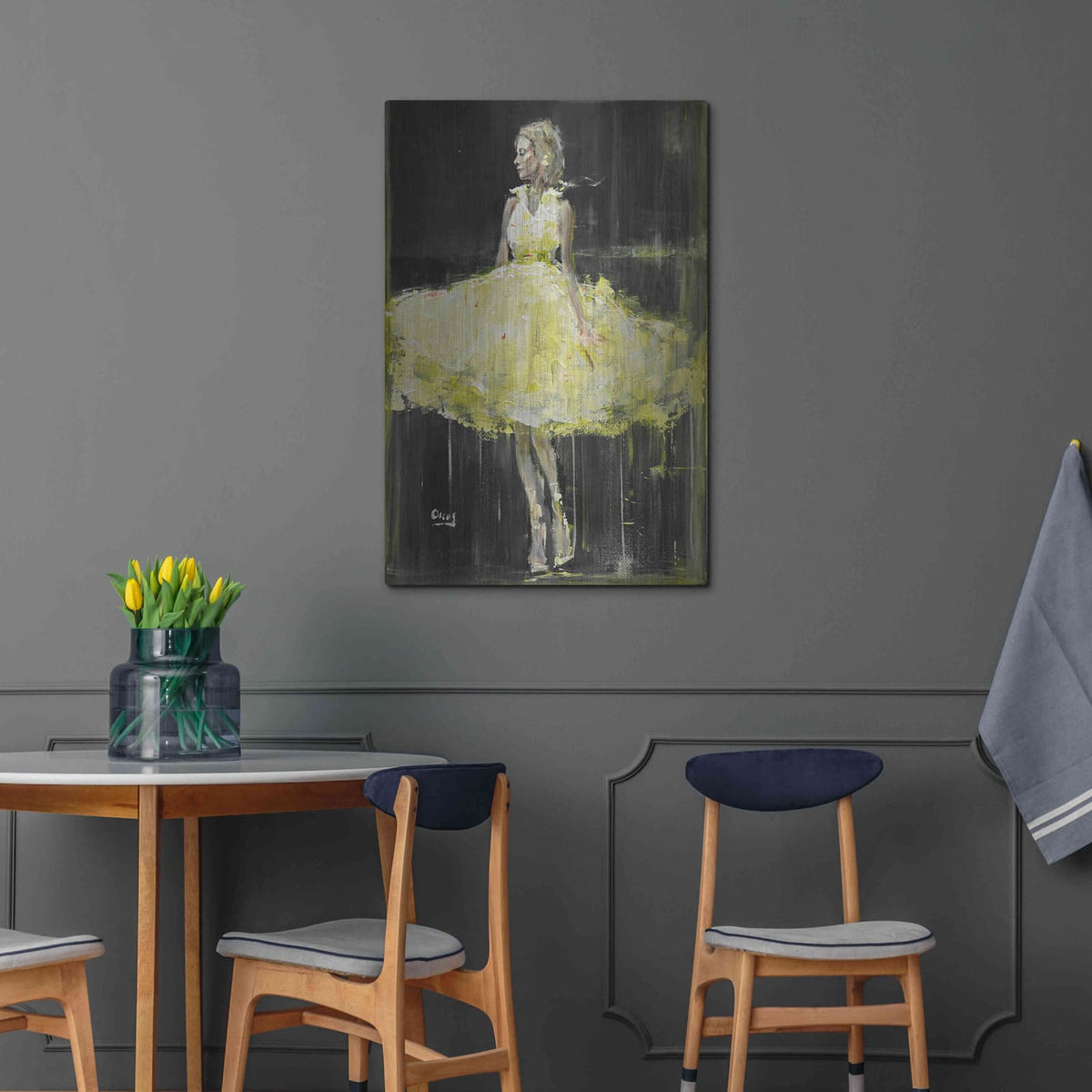 'Night Out' by Oscar Alvarez Pardo – Metal Wall Art, 24x36 room view