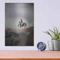 'Melancholy' by Oscar Alvarez Pardo – Metal Wall Art, 12x16 room view