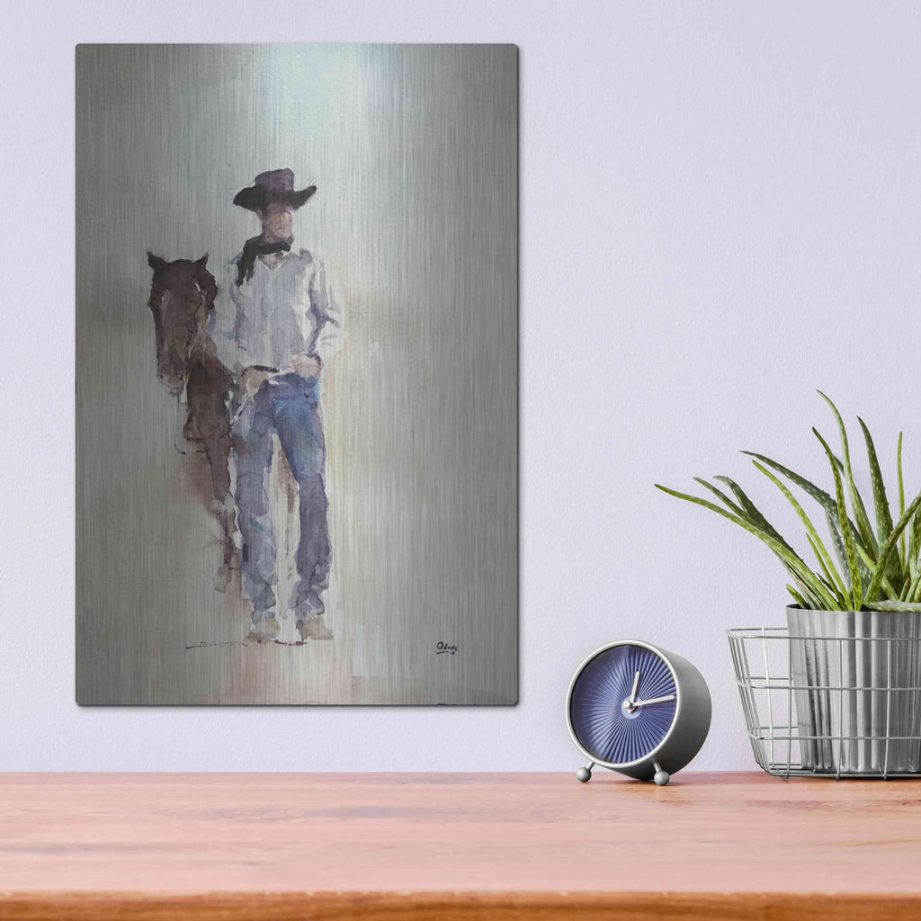 'Lucid' by Oscar Alvarez Pardo – Metal Wall Art, 12x16 room view
