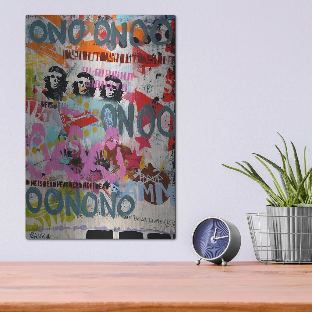'On' by Incado – Metal Wall Art, 12x16 room view