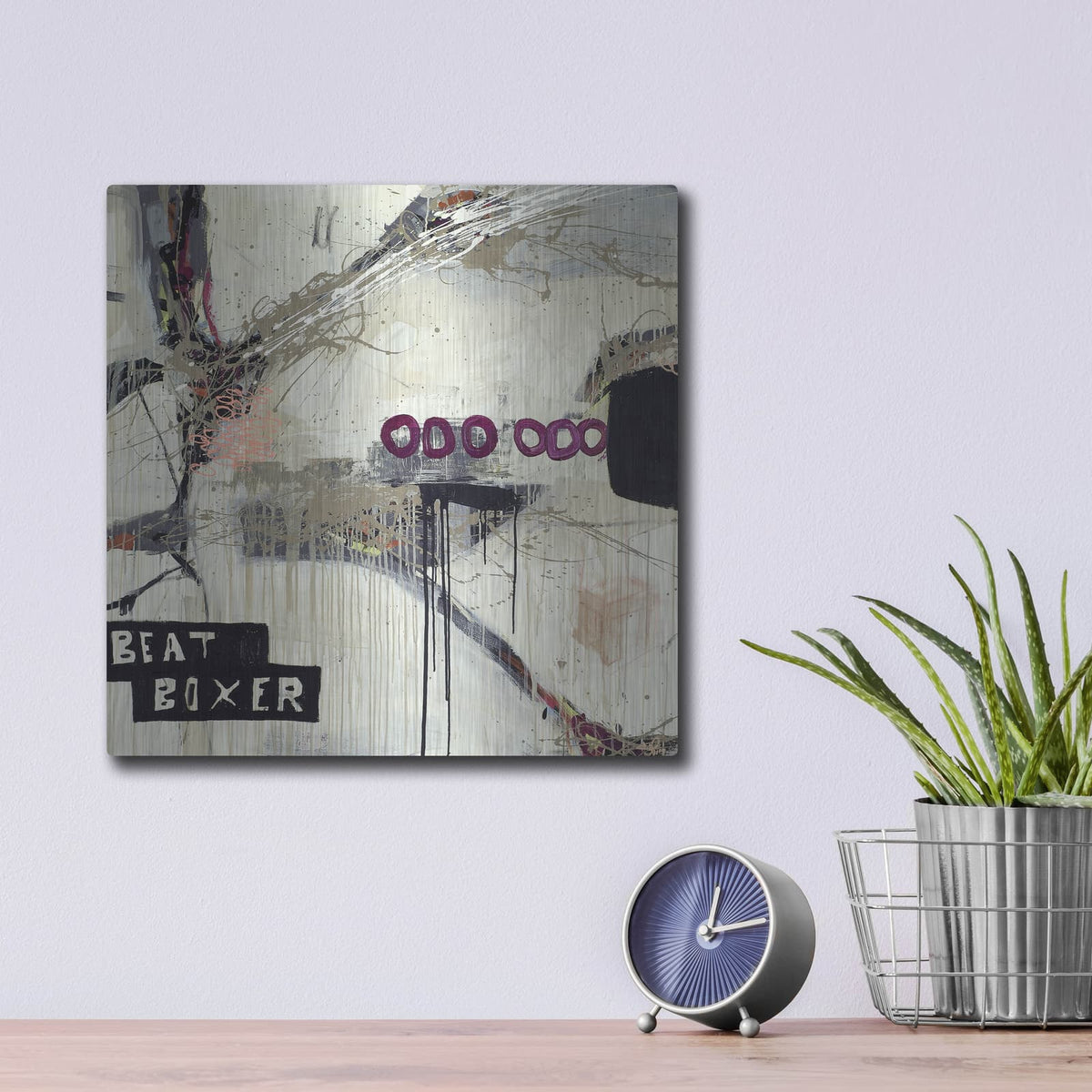 'Boxer' by Incado – Metal Wall Art, 12x12 room view
