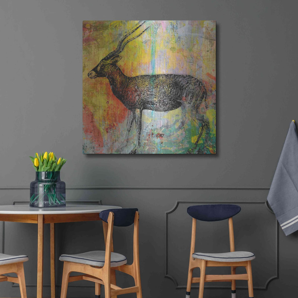 'Arty Beast 2' by Karen Smith – Metal Wall Art, 36x36 room view