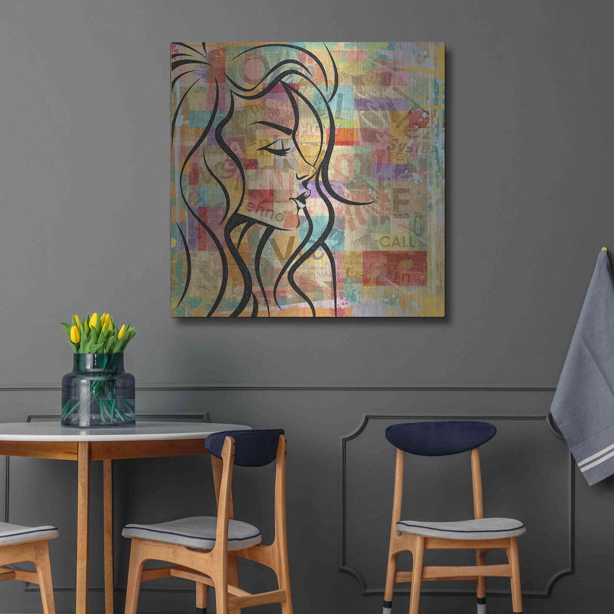 'Billboard 2' by Karen Smith – Metal Wall Art, 36x36 room view