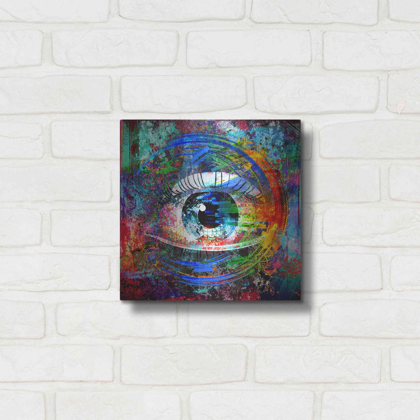 Luxe Metal Art 'Big Brother' Metal Wall Art,12x12