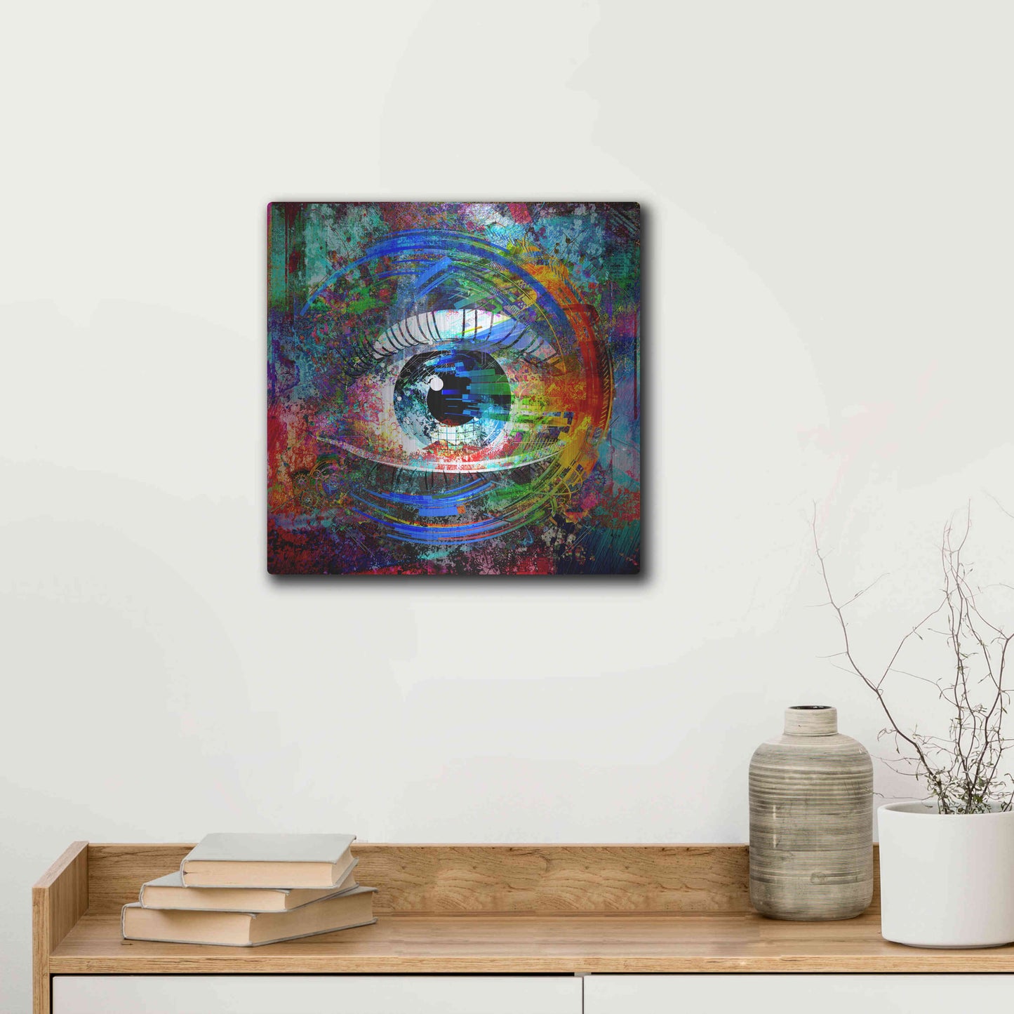 Luxe Metal Art 'Big Brother' Metal Wall Art,12x12