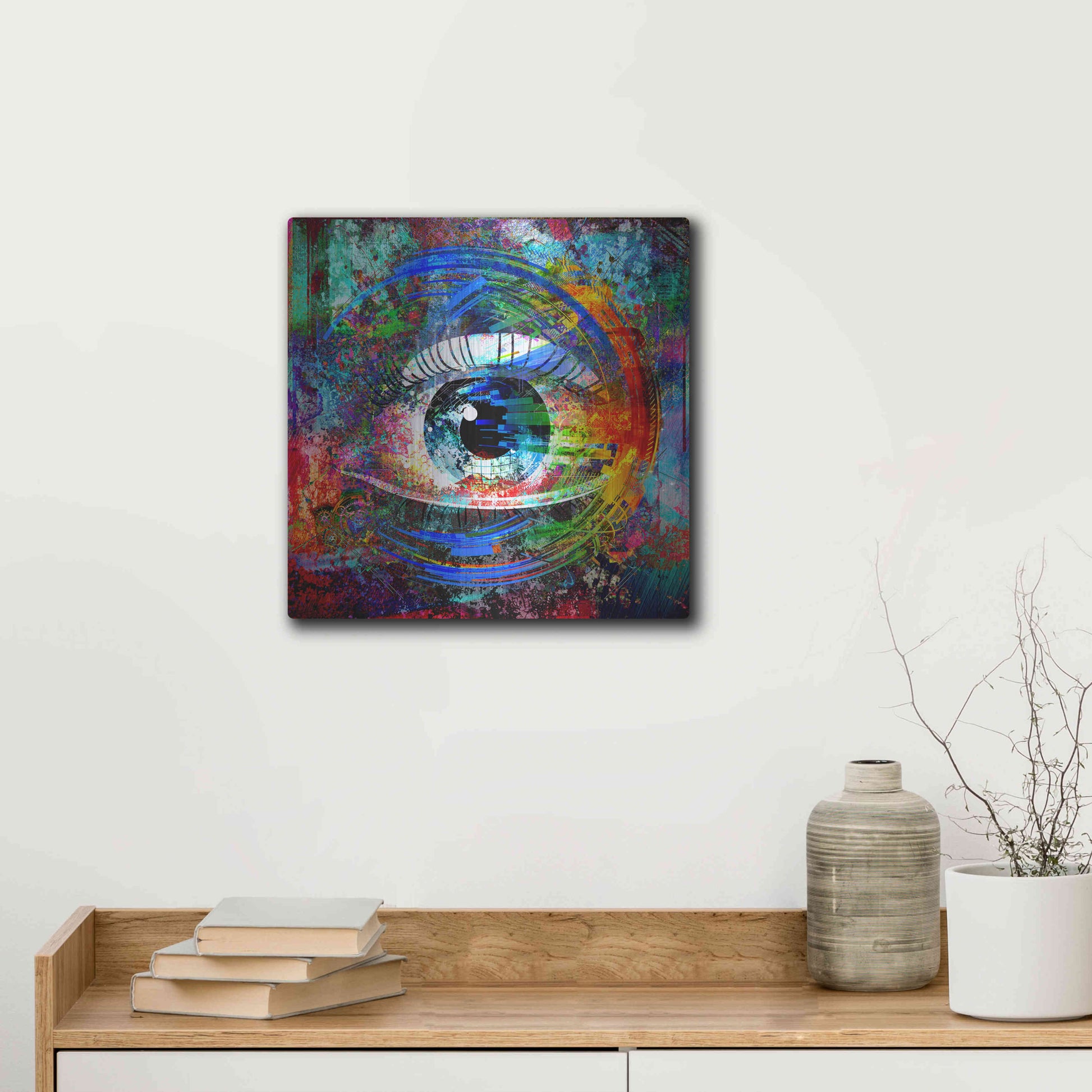 Luxe Metal Art 'Big Brother' Metal Wall Art,12x12