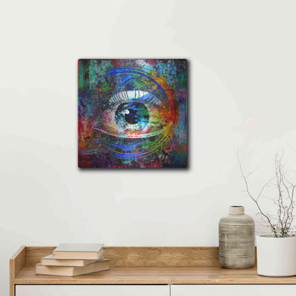 Luxe Metal Art 'Big Brother' Metal Wall Art,12x12