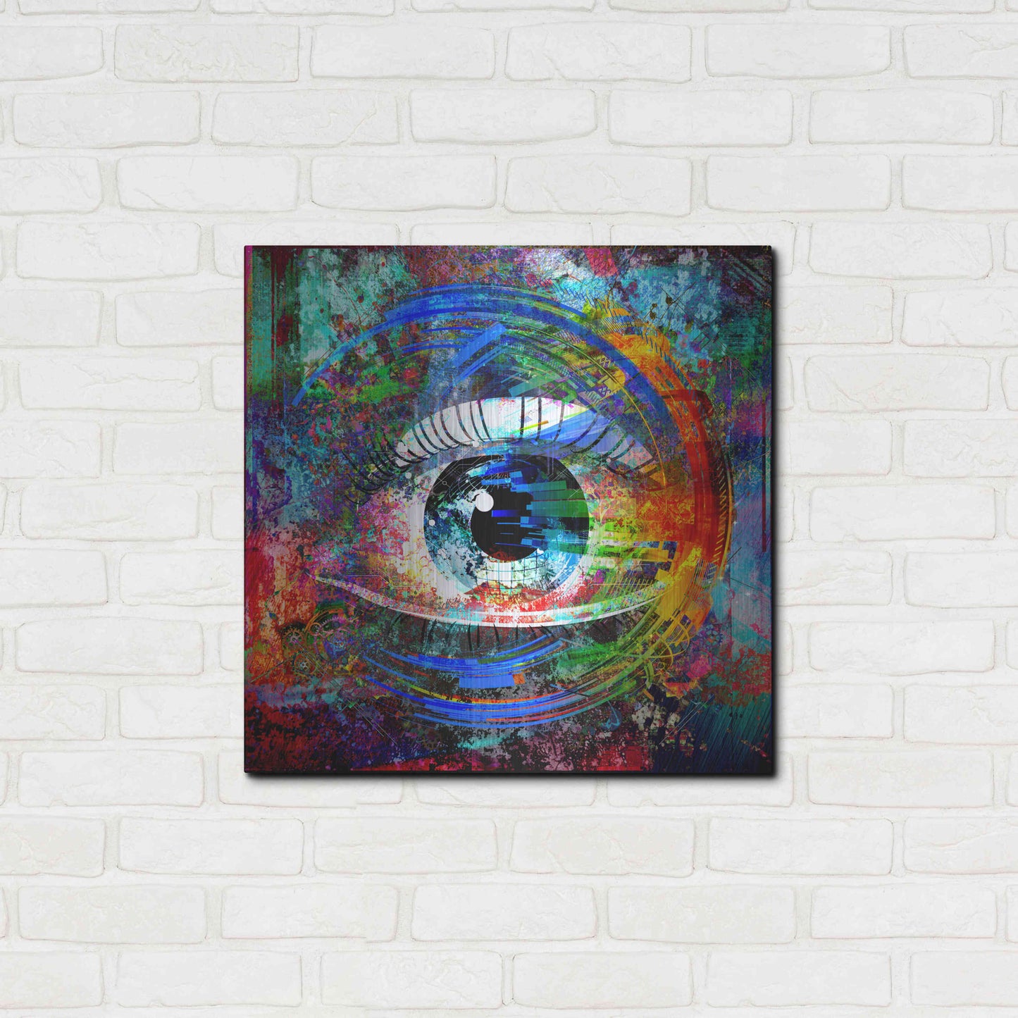 Luxe Metal Art 'Big Brother' Metal Wall Art,24x24