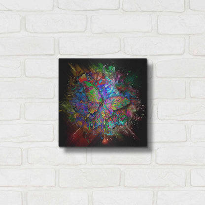 Luxe Metal Art 'Monarch' Metal Wall Art,12x12