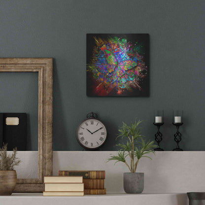 Luxe Metal Art 'Monarch' Metal Wall Art,12x12