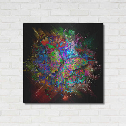 Luxe Metal Art 'Monarch' Metal Wall Art,36x36