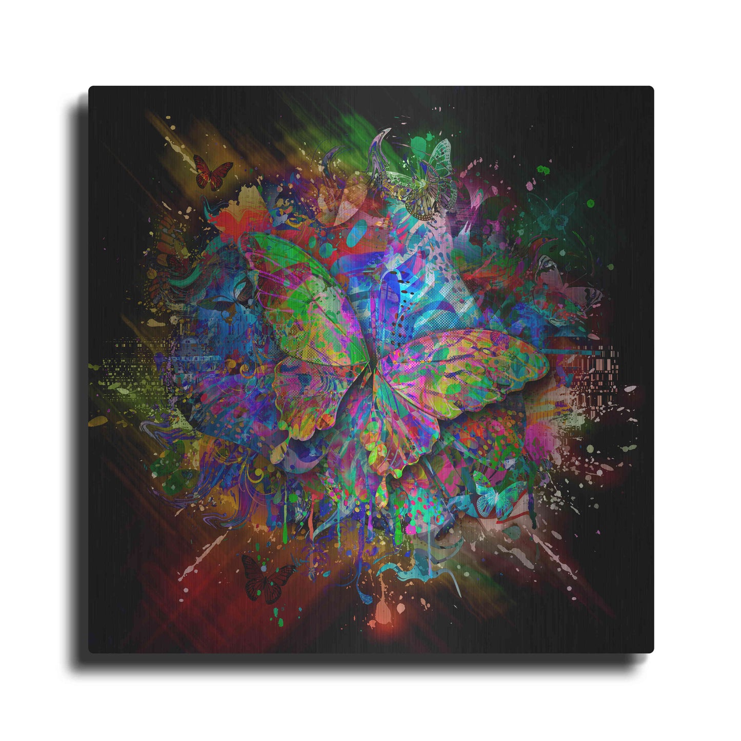 Luxe Metal Art 'Monarch' Metal Wall Art