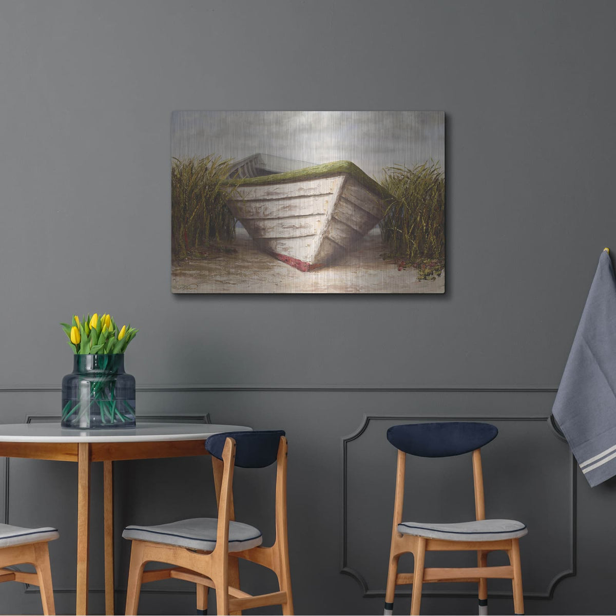'Gloucester Skiff' by Karl Soderlund – Metal Wall Art, 36x24 room view