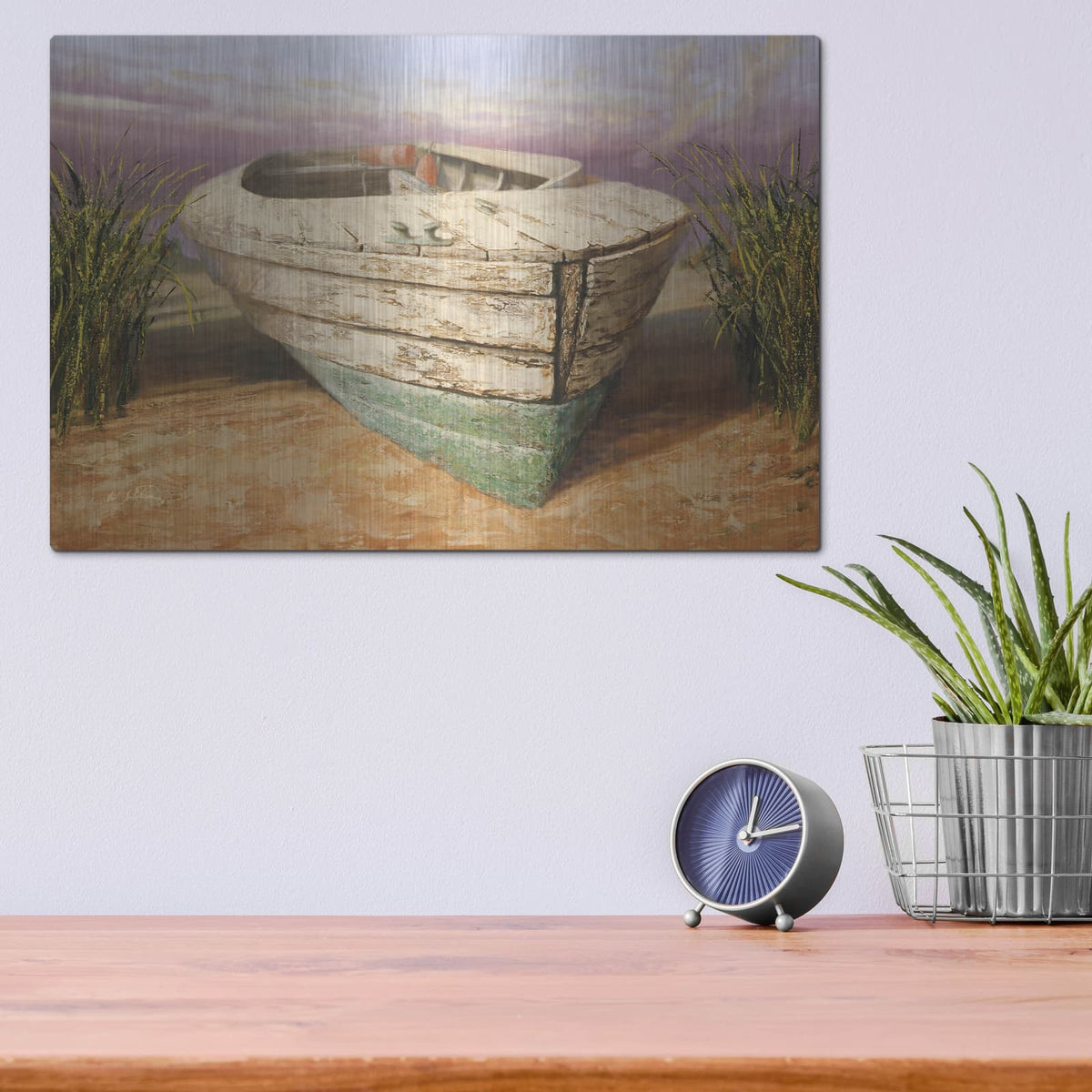 'Launch in Dunes' by Karl Soderlund – Metal Wall Art, 16x12 room view