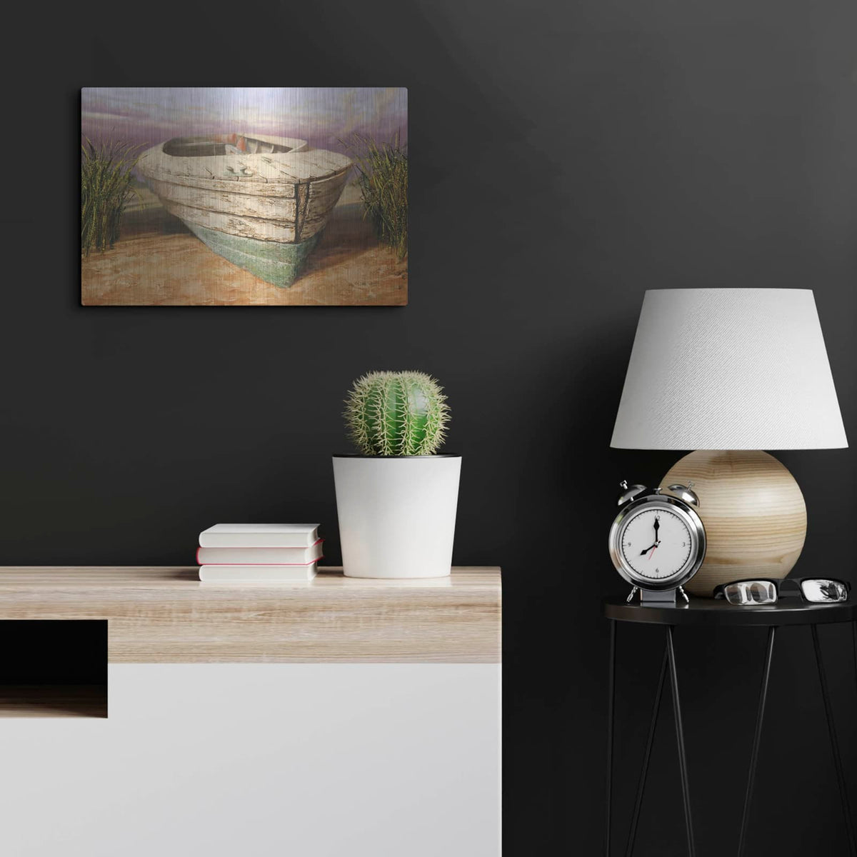 'Launch in Dunes' by Karl Soderlund – Metal Wall Art, 24x16 room view