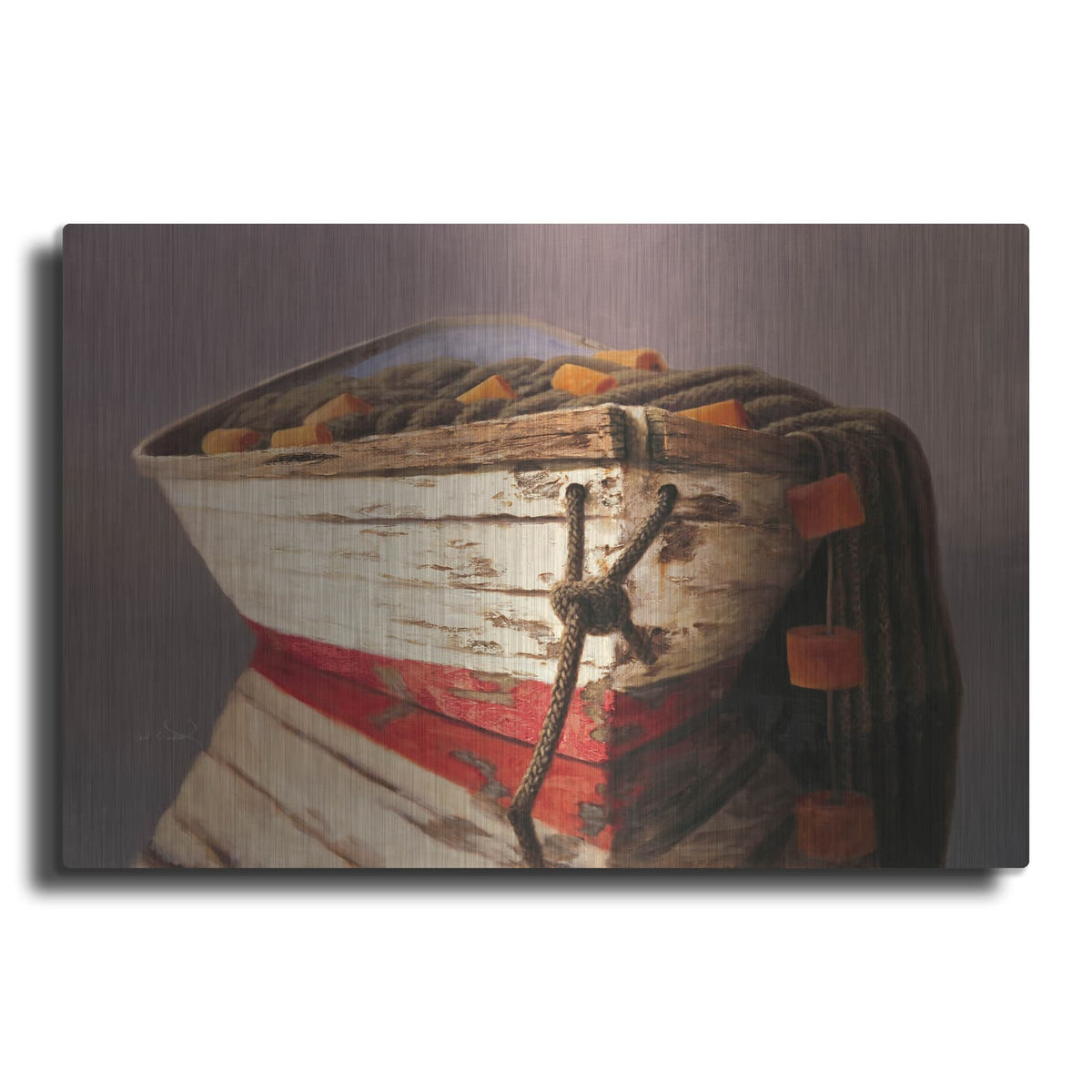 'Swampscott Dory' by Karl Soderlund – Metal Wall Art