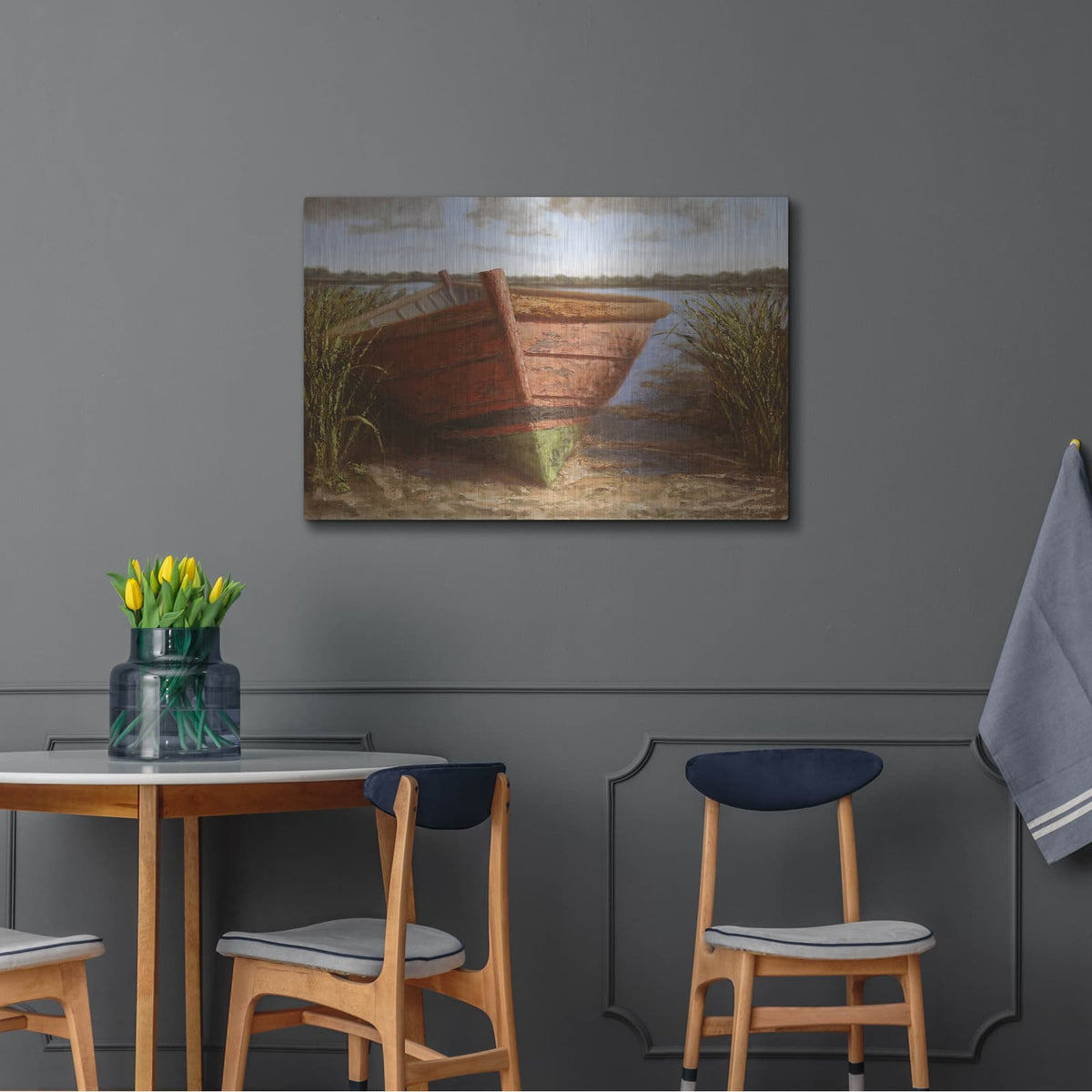 'Nantucket Red' by Karl Soderlund – Metal Wall Art, 36x24 room view