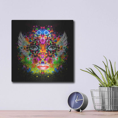 Luxe Metal Art 'Phoenix' Metal Wall Art,12x12